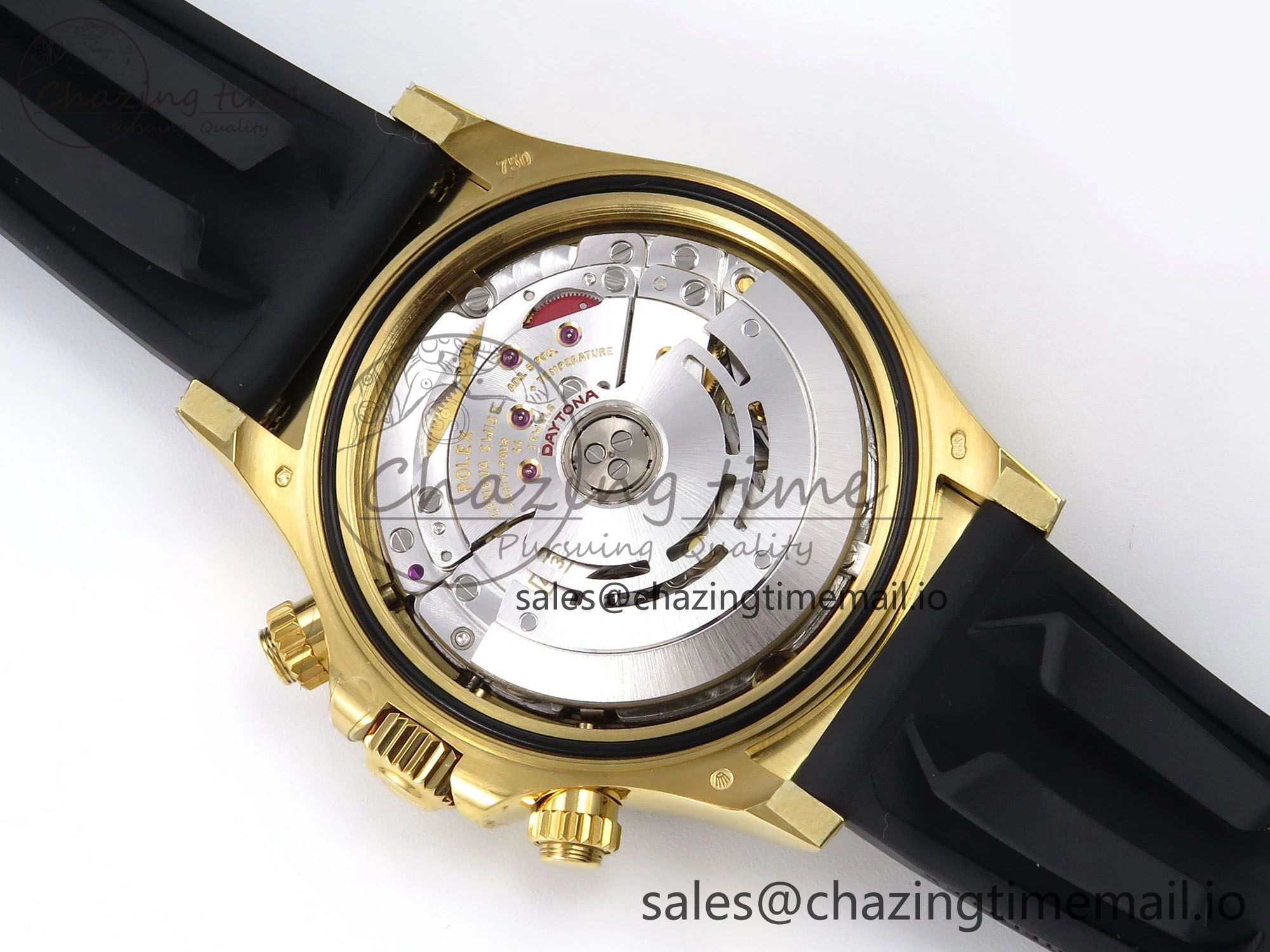 Daytona 116518 VSF 1:1 Best Edition 904L Steel YG Dial on Oysterflex Strap DD4130