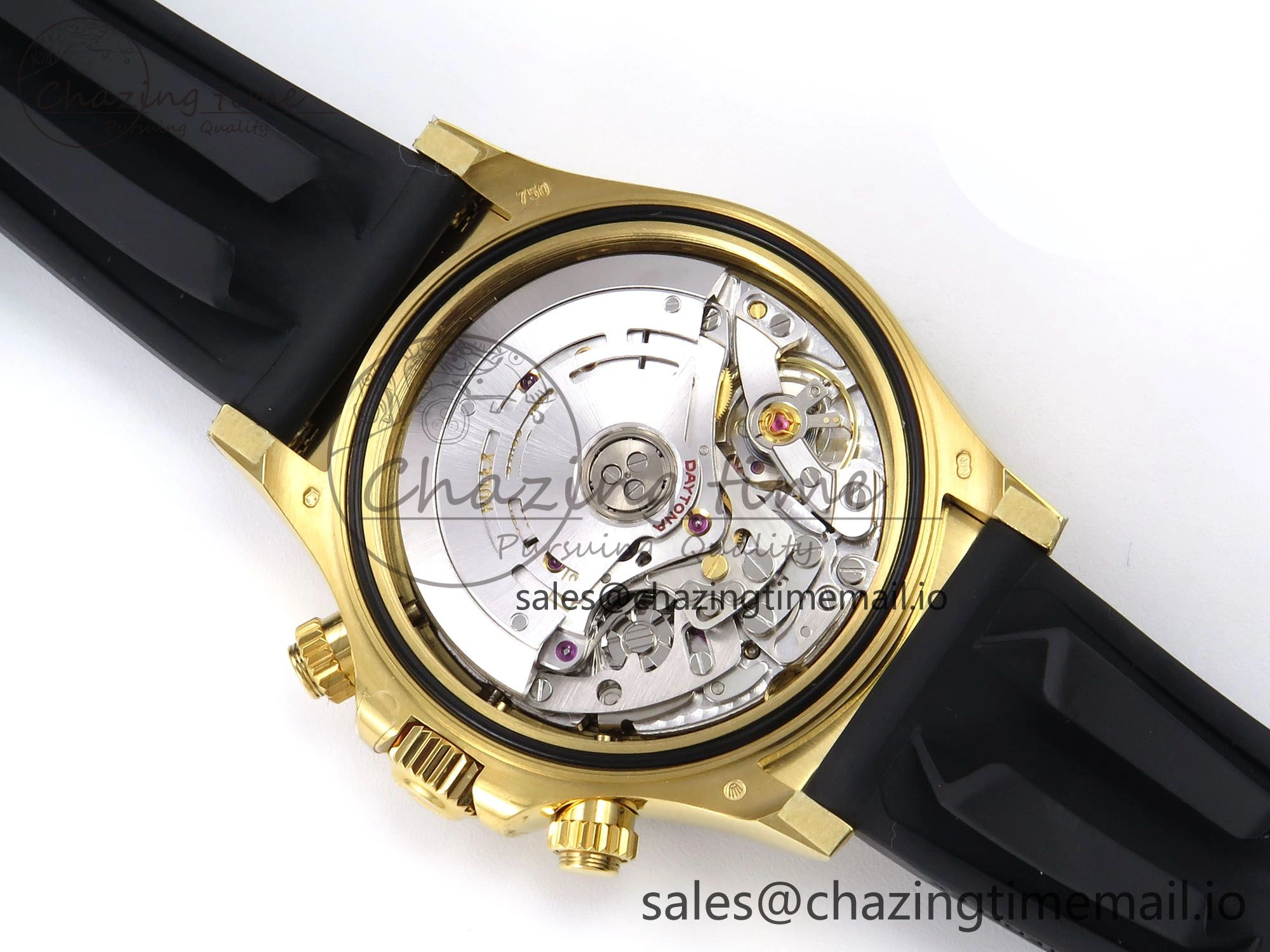 Daytona 116518 VSF 1:1 Best Edition 904L Steel YG Dial on Oysterflex Strap DD4130