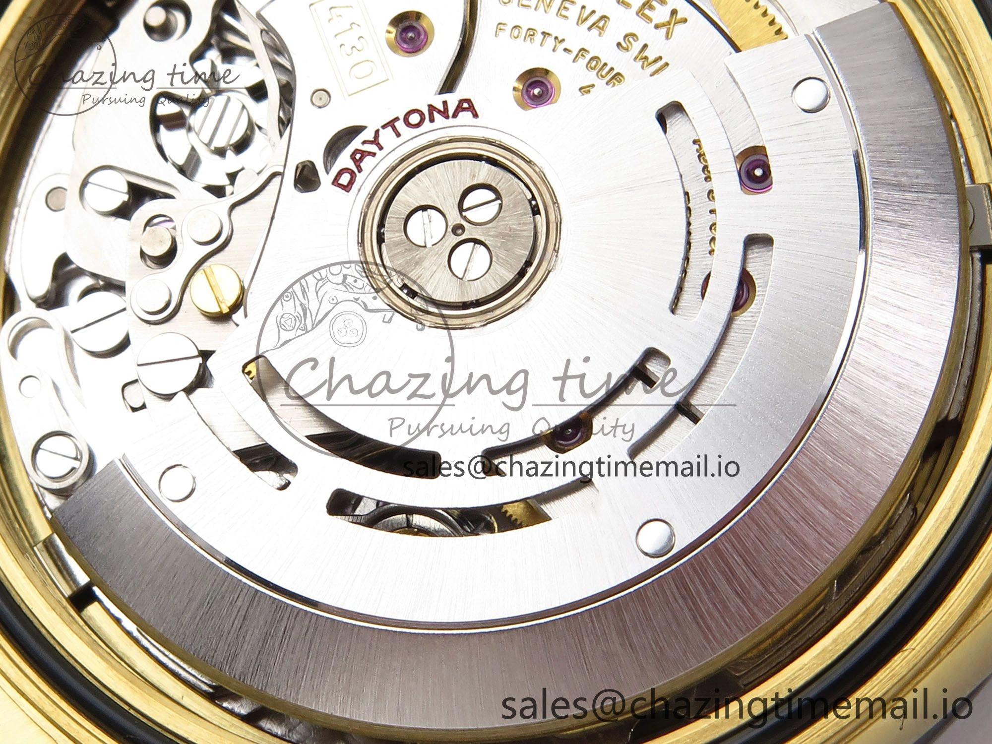 Daytona 116518 VSF 1:1 Best Edition 904L Steel YG Dial on Oysterflex Strap DD4130