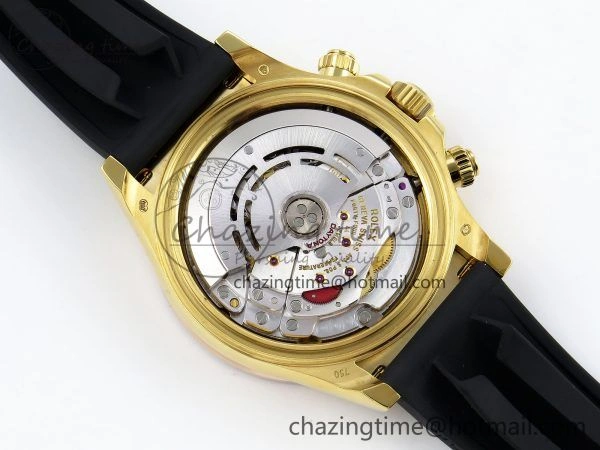 Daytona 116518 YG Orange Crystal Bezel N6F Best Edition Black Dial on Oysterflex Strap SA4130