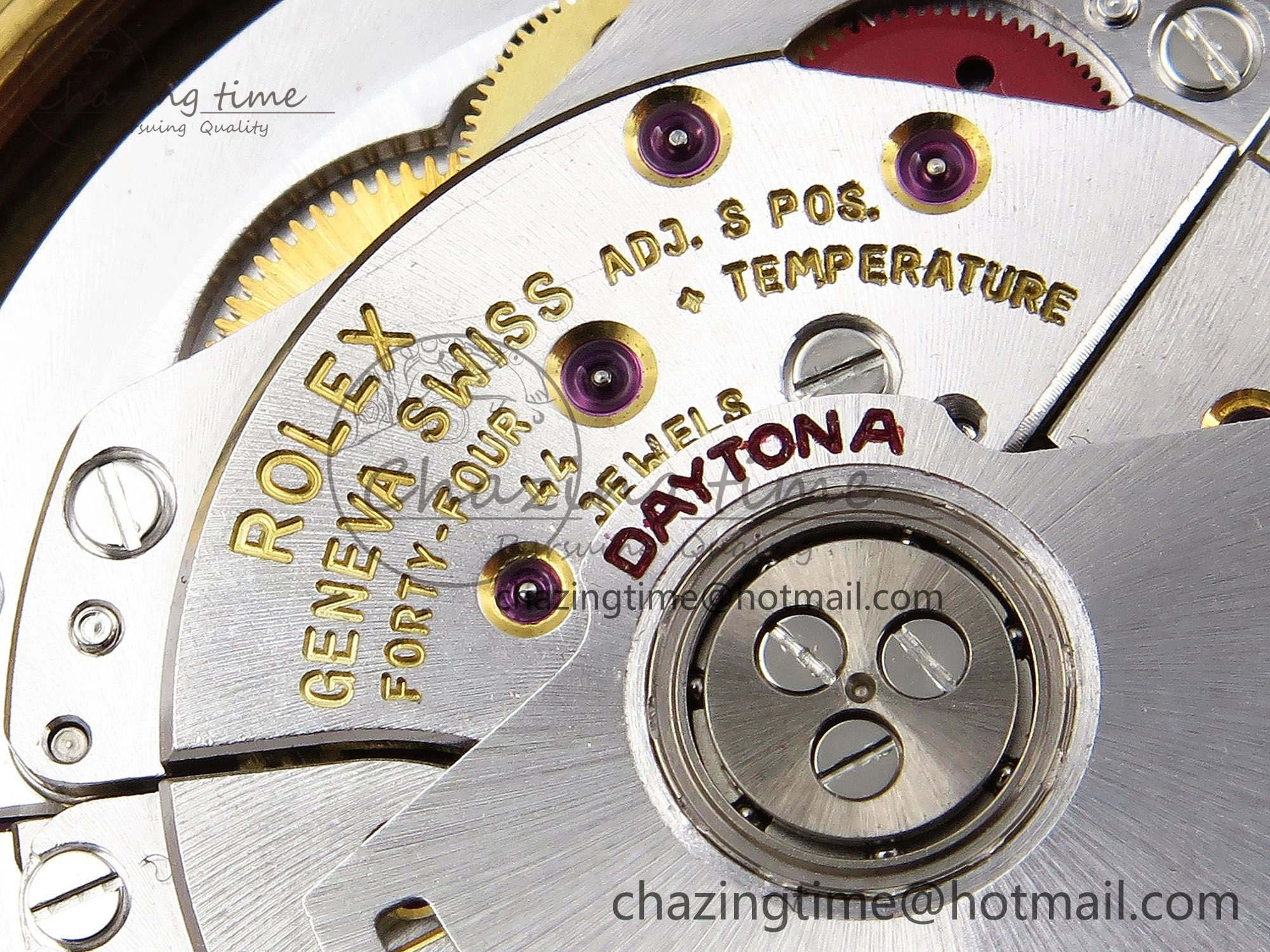 Daytona 116518 YG Orange Crystal Bezel N6F Best Edition Black Dial on Oysterflex Strap SA4130