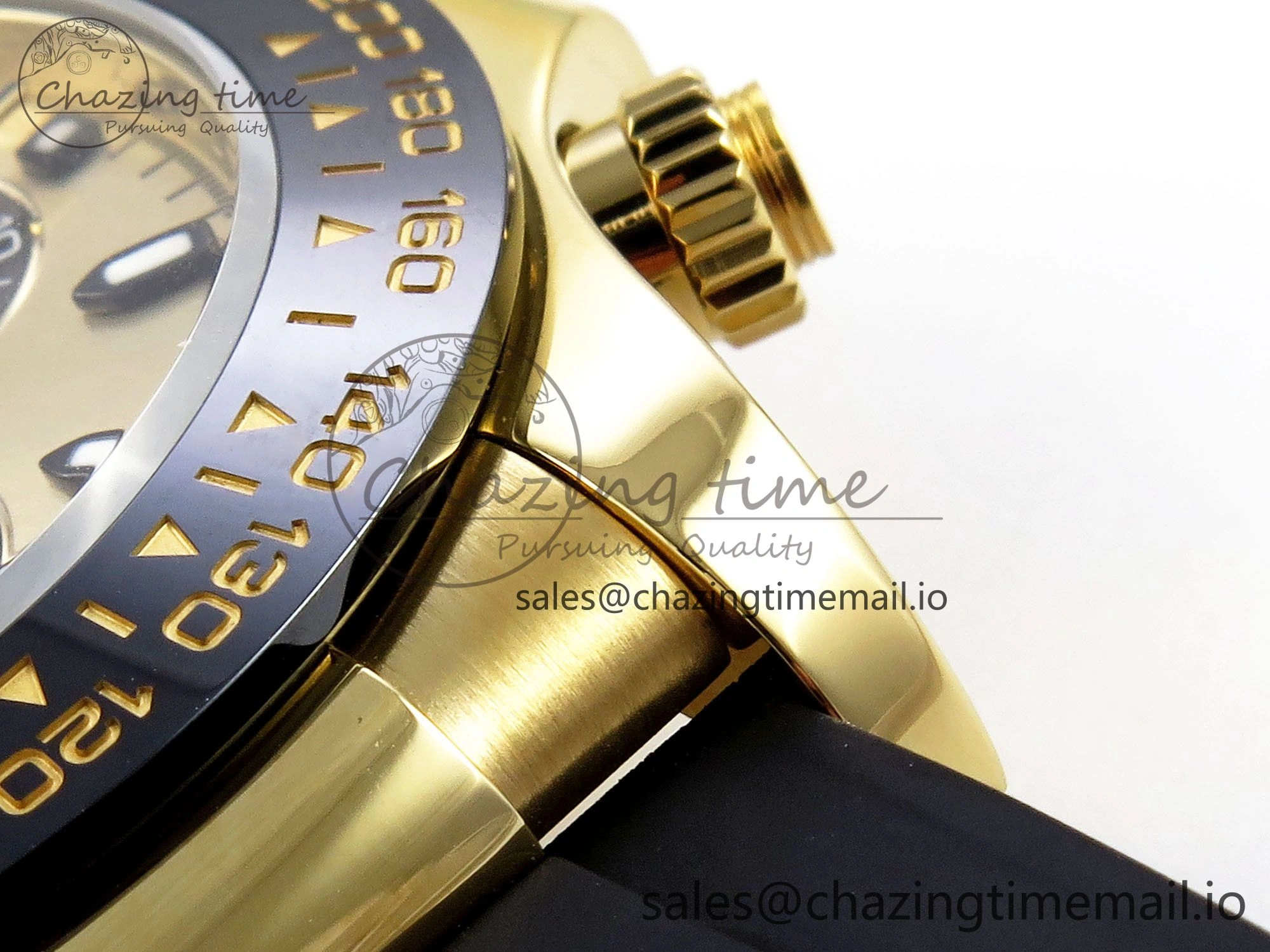 Daytona 116518 ZF 1:1 Best Edition Gold Dial on Oysterflex Strap SH4130（Gain Weight）