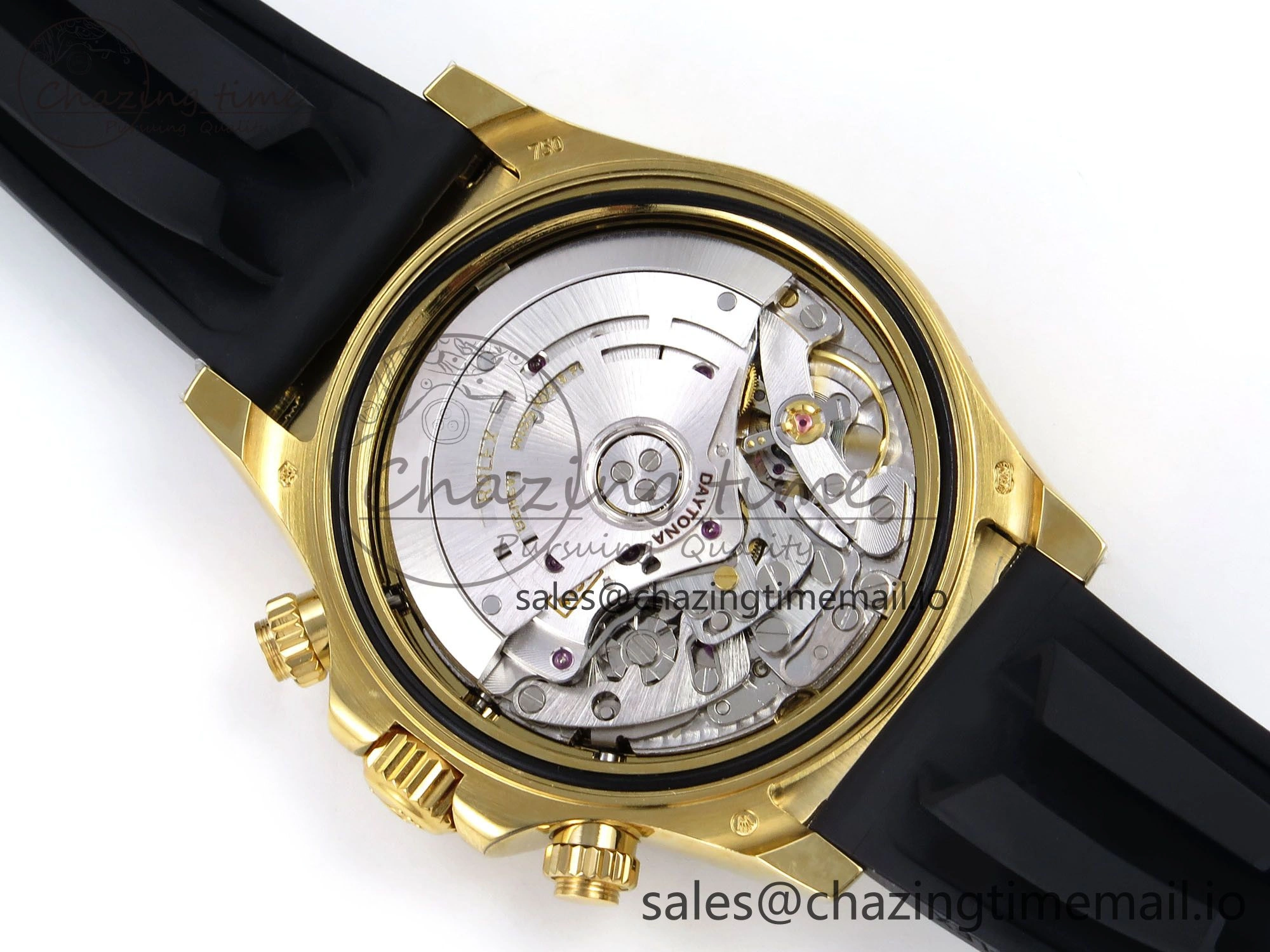 Daytona 116518 ZF 1:1 Best Edition Gold Dial on Oysterflex Strap SH4130（Gain Weight）