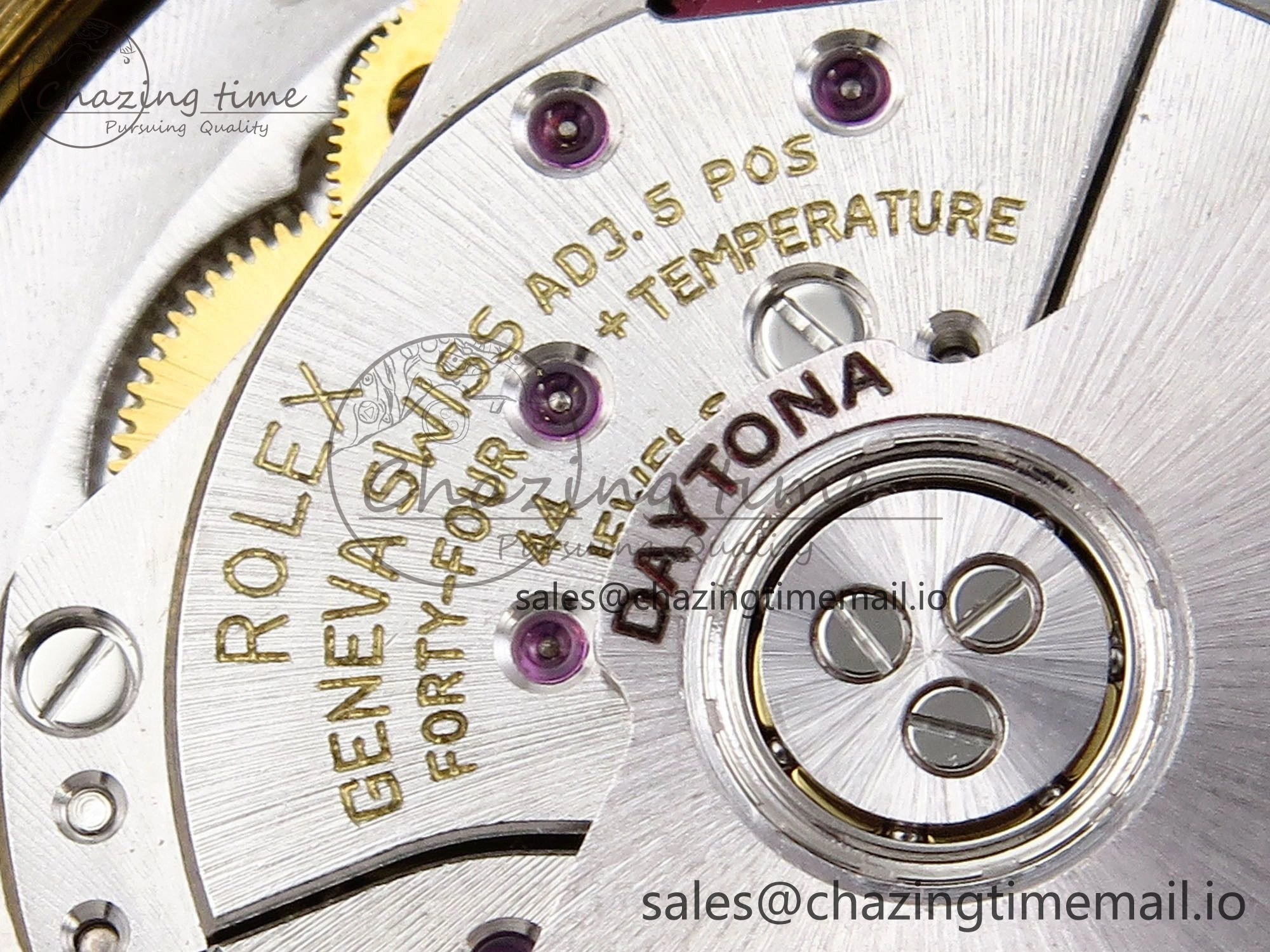 Daytona 116518 ZF 1:1 Best Edition Gold Dial on Oysterflex Strap SH4130（Gain Weight）