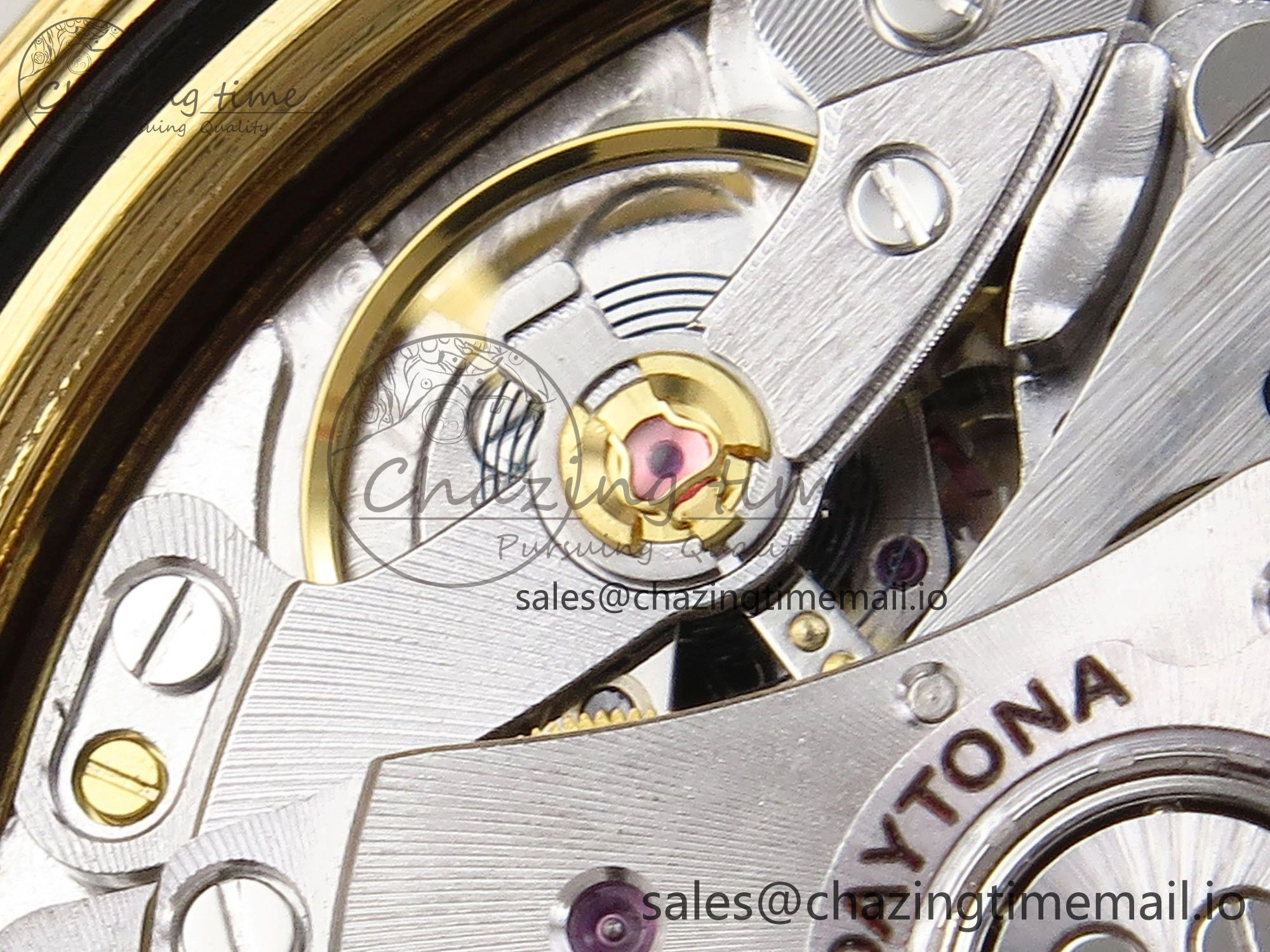 Daytona 116518 ZF 1:1 Best Edition Gold Dial on Oysterflex Strap SH4130（Gain Weight）