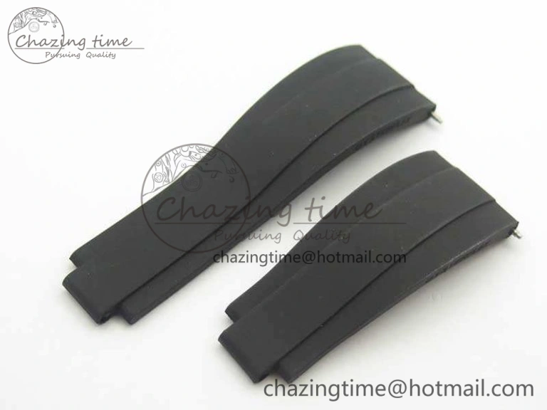 Daytona 116518LN YG JH Best Black Diam Dial On Rubber Strap A4130 (Free XS Rubber )