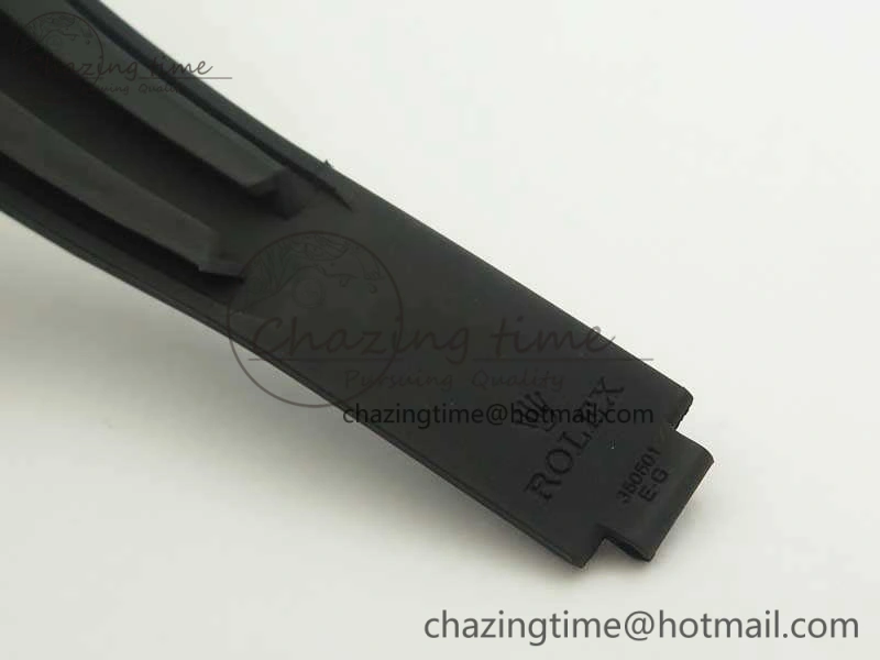 Daytona 116518LN YG JH Best Black Gold Dial On Rubber Strap A4130 (Free XS Rubber )
