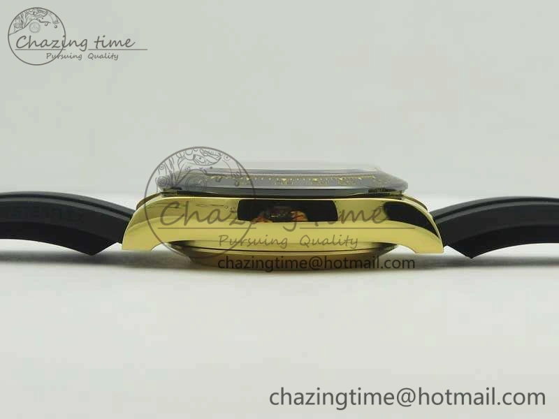 Daytona 116518LN YG JH Best White MOP Diam Dial On Rubber Strap A4130 (Free XS Rubber )