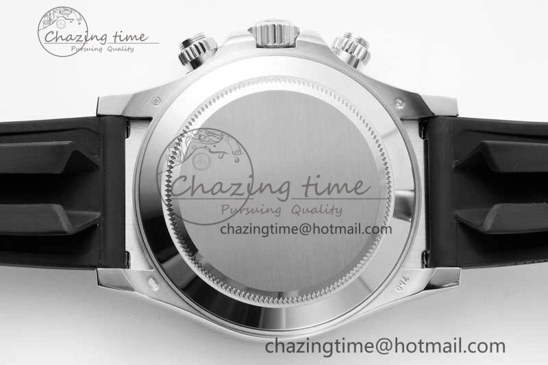 Daytona 116519 BTF 1:1 Best Edition Black Diamonds Dial on Oysterflex Rubber Strap SA4130