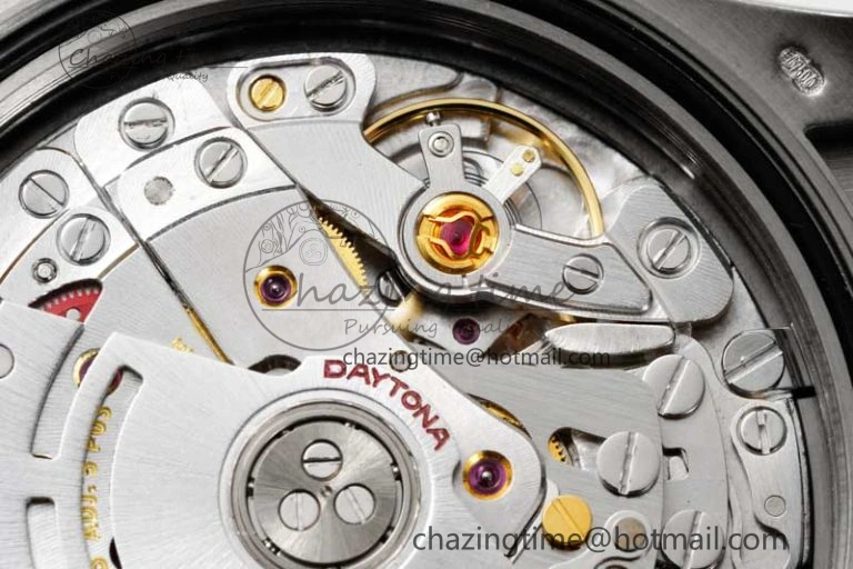 Daytona 116519 BTF 1:1 Best Edition Black Diamonds Dial on Oysterflex Rubber Strap SA4130