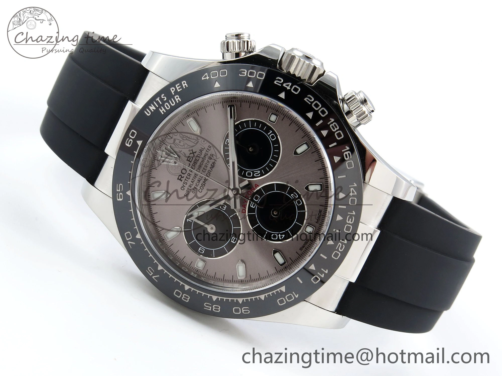 Daytona 116519 Clean 1:1 Best Edition 904L SS Case and Bracelet Gray Dial SA4130 V2