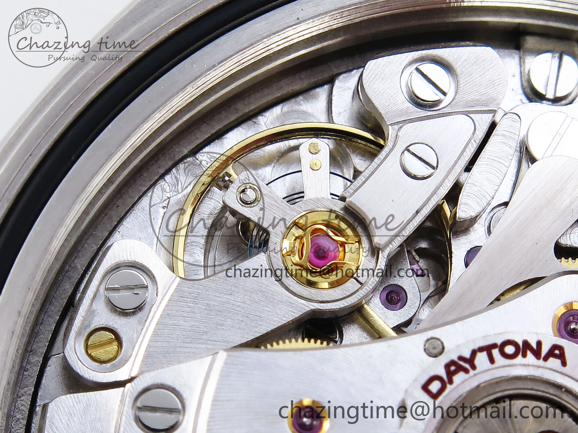 Daytona 116519 Clean 1:1 Best Edition 904L SS Case and Bracelet Red Sodalite Dial on Oysterflex SA4130 V2