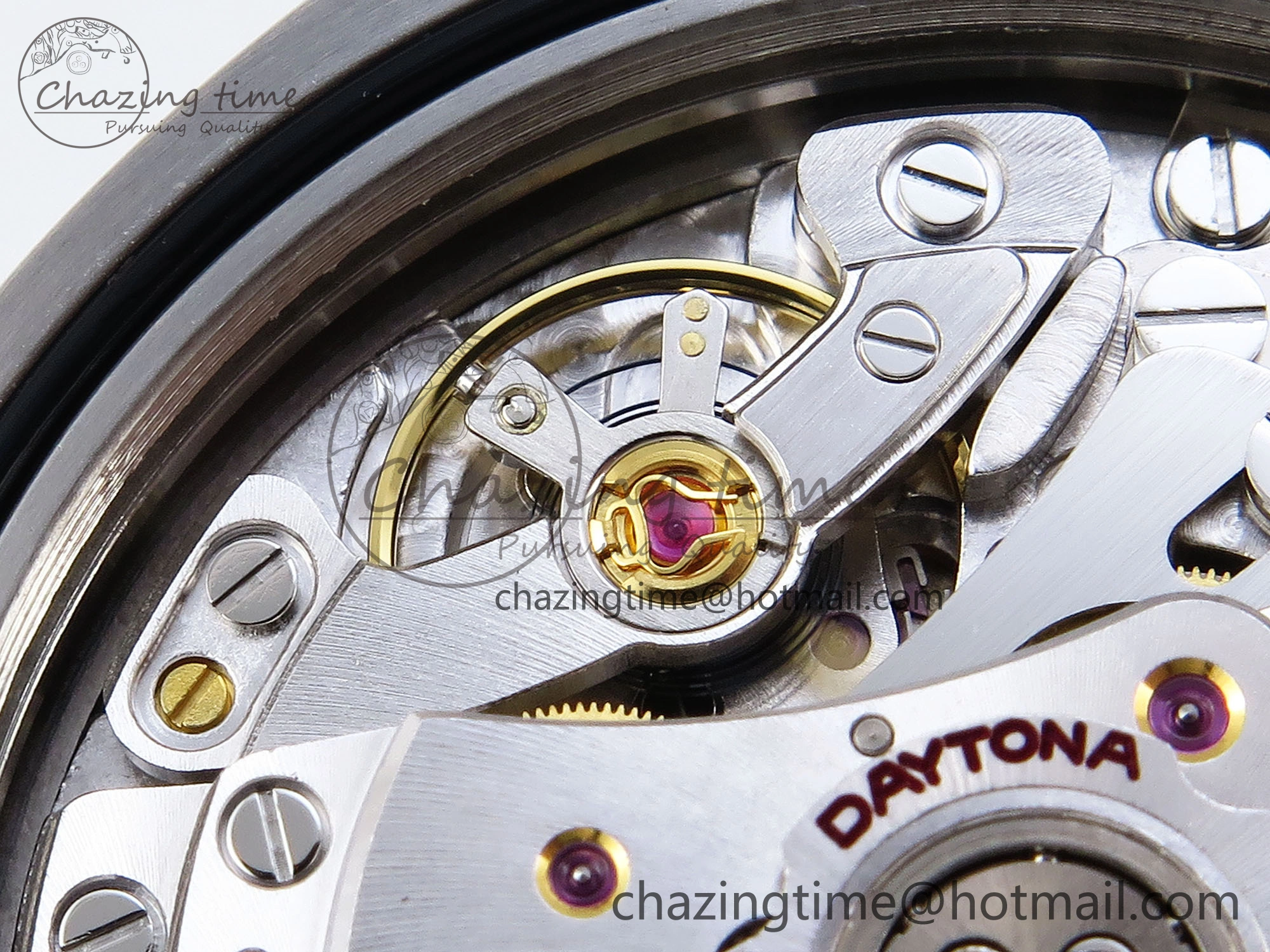 Daytona 116519 Clean 1:1 Best Edition 904L SS Case and Bracelet Red Sodalite Dial on Oysterflex SA4130 V2