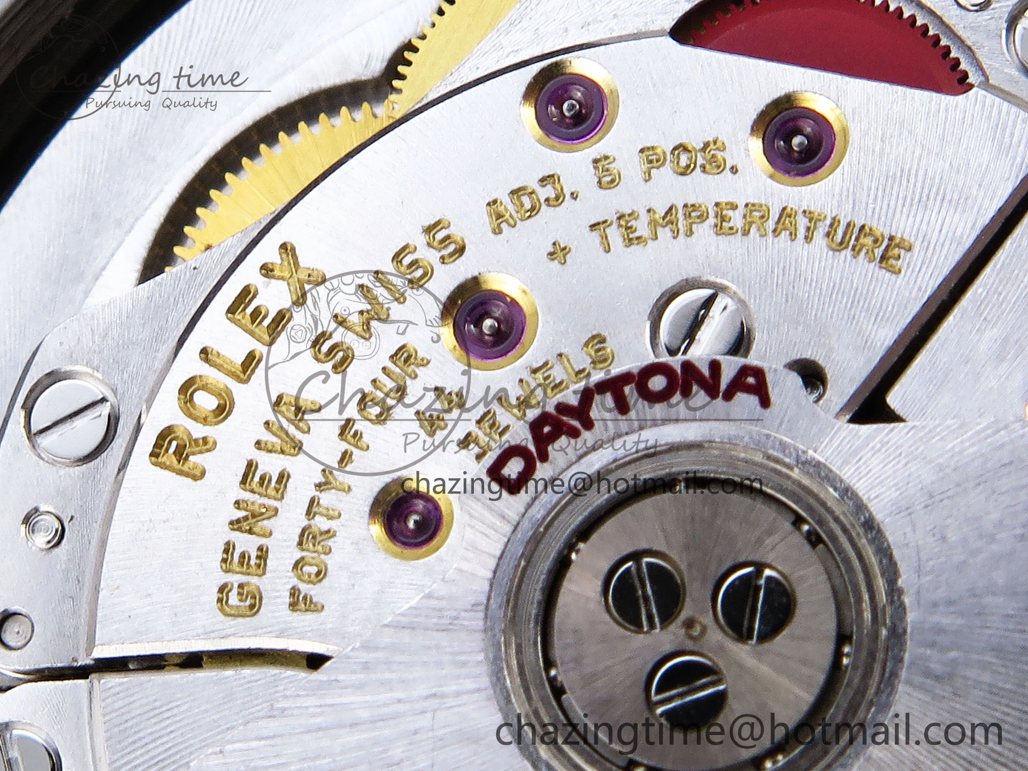 Daytona 116519 Clean 1:1 Best Edition 904L SS Case and Bracelet Red Sodalite Dial on Oysterflex SA4130 V2