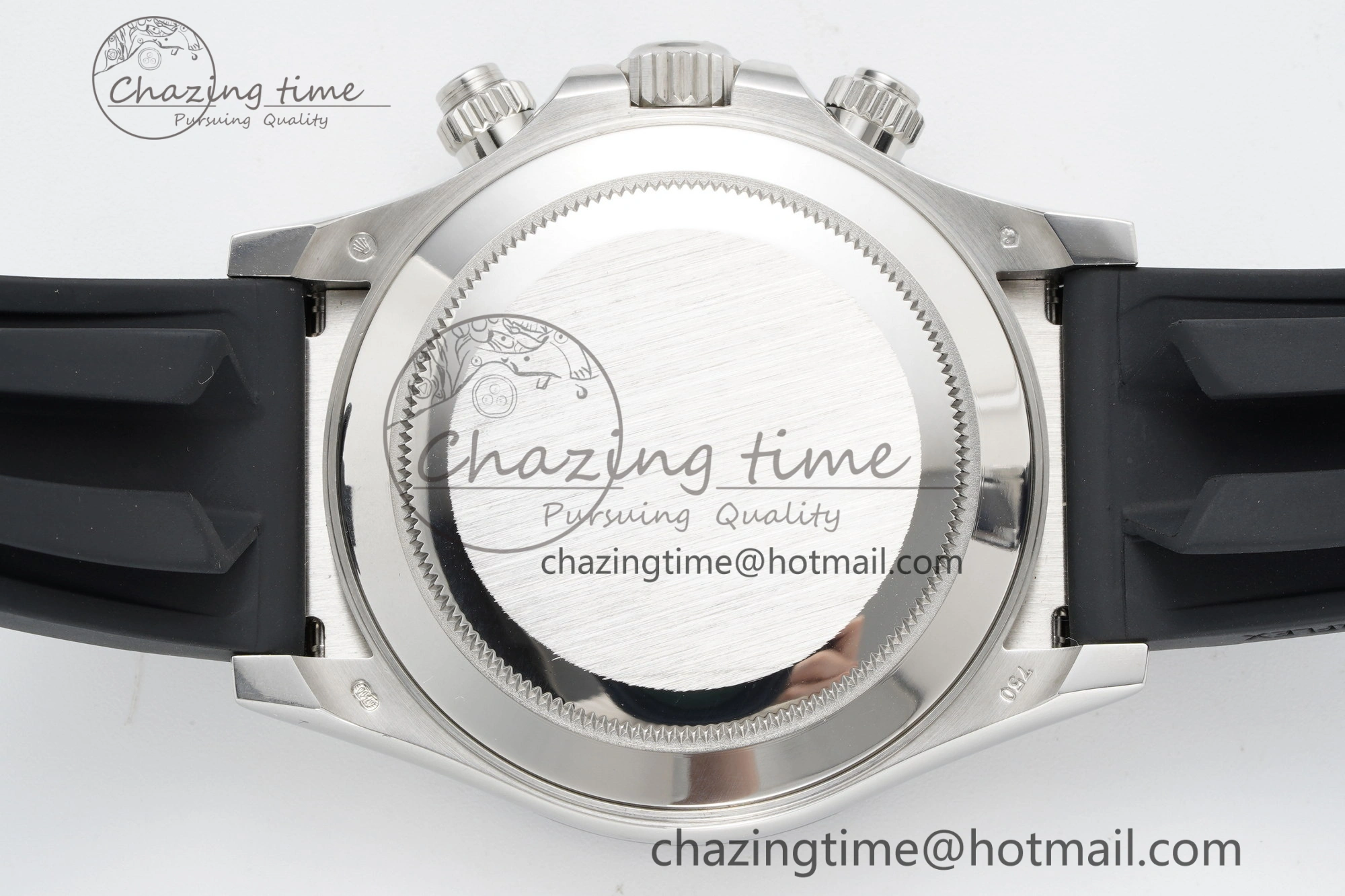 Daytona 116519 Clean Factory 1:1 Best Edition Black Diamonds Dial on Oysterflex Rubber Strap SA4130