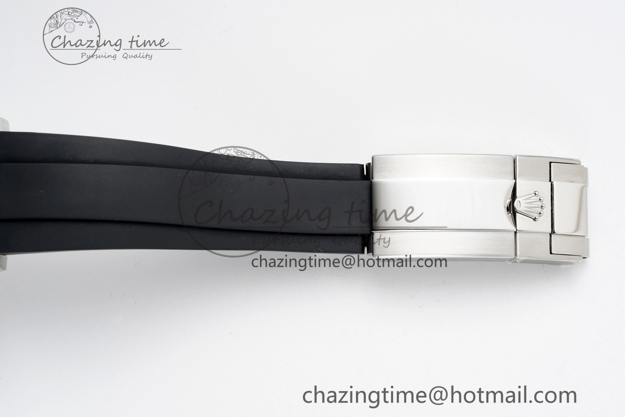 Daytona 116519 Clean Factory 1:1 Best Edition Black Diamonds Dial on Oysterflex Rubber Strap SA4130