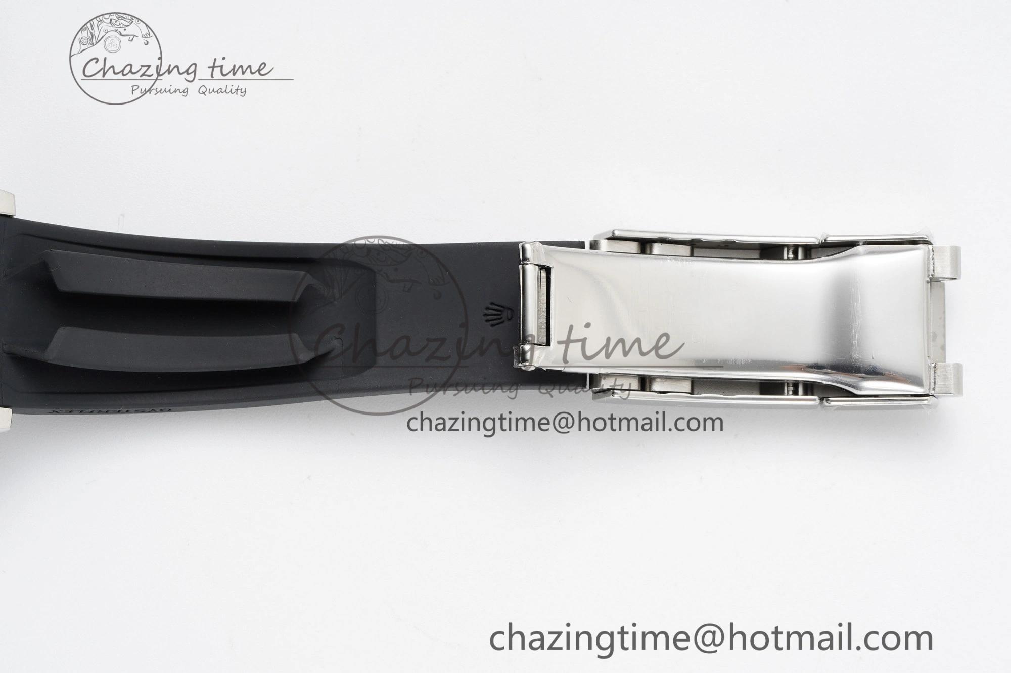 Daytona 116519 Clean Factory 1:1 Best Edition Black Diamonds Dial on Oysterflex Rubber Strap SA4130