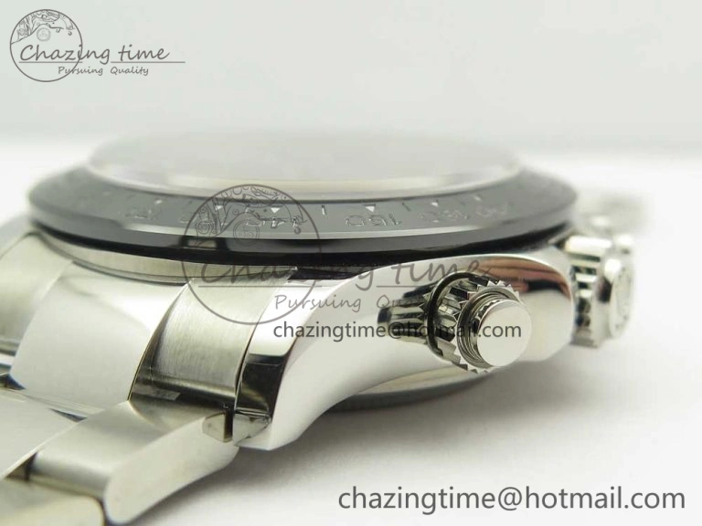 Daytona 116519 JHF Best Edition Ceramic Bezel Gray Numeral Dial on SS Bracelet A4130