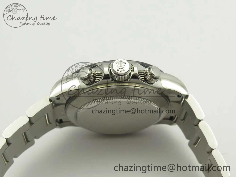 Daytona 116519 JHF Best Edition Ceramic Bezel Gray Numeral Dial on SS Bracelet A4130