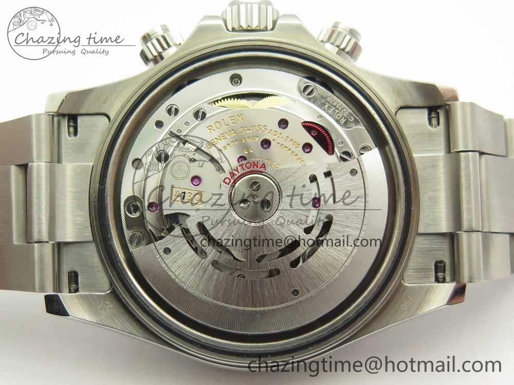 Daytona 116519 JHF Best Edition Ceramic Bezel Gray Numeral Dial on SS Bracelet A4130