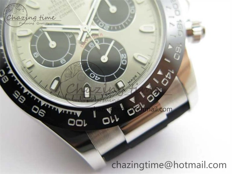 Daytona 116519 KKF 1:1 Best Edition 904L Steel Black Dial on SS Bracelet A7750