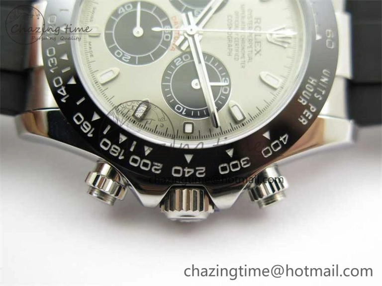 Daytona 116519 KKF 1:1 Best Edition 904L Steel Black Dial on SS Bracelet A7750