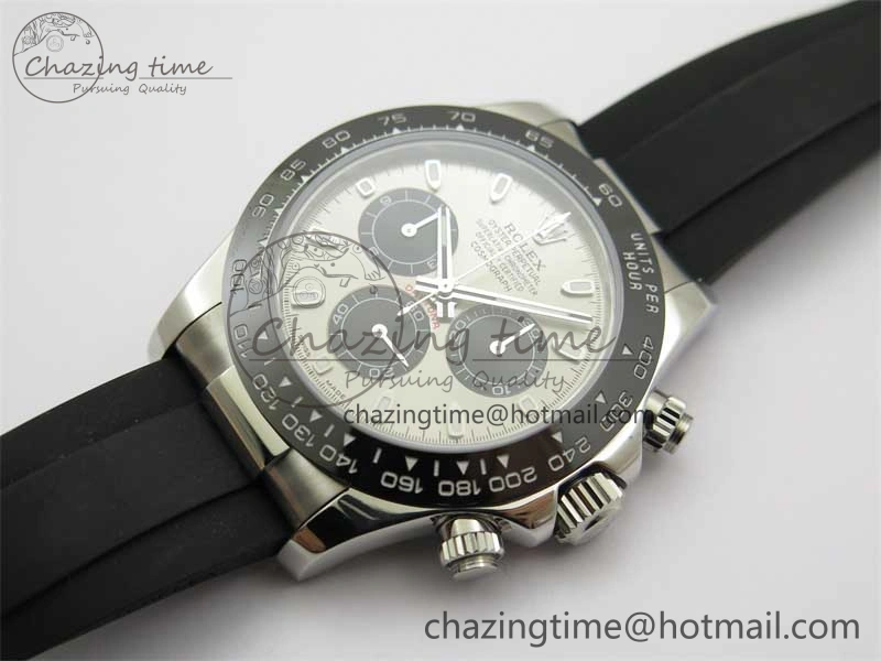 Daytona 116519 KKF 1:1 Best Edition 904L Steel Black Dial on SS Bracelet A7750