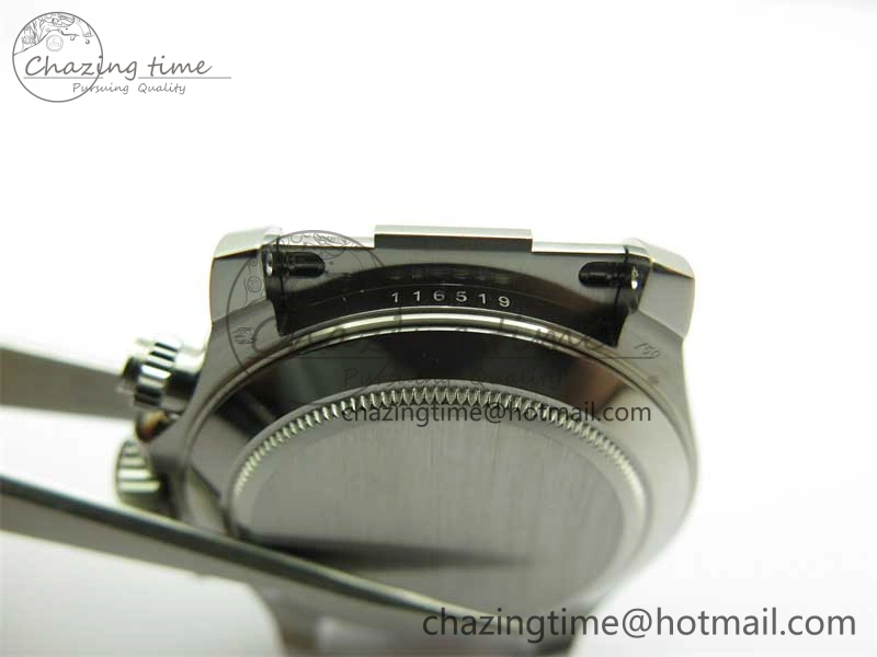 Daytona 116519 KKF 1:1 Best Edition 904L Steel Black Dial on SS Bracelet A7750