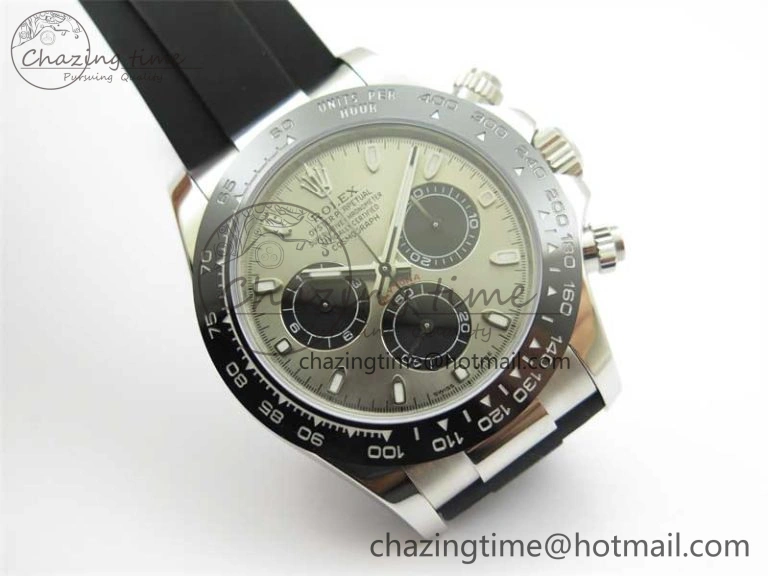 Daytona 116519 KKF 1:1 Best Edition 904L Steel Black Dial on SS Bracelet A7750