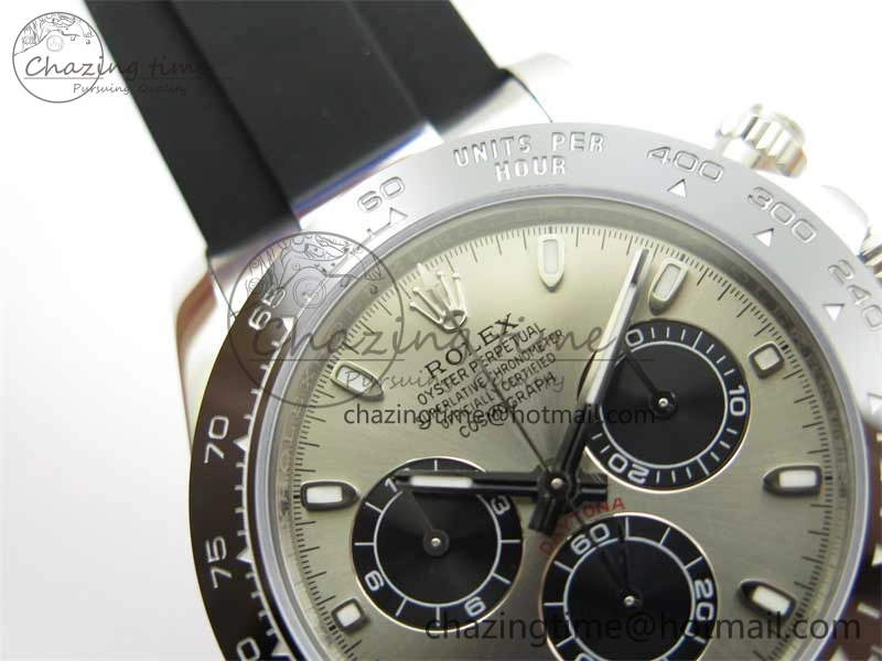 Daytona 116519 KKF 1:1 Best Edition 904L Steel Black Dial on SS Bracelet A7750