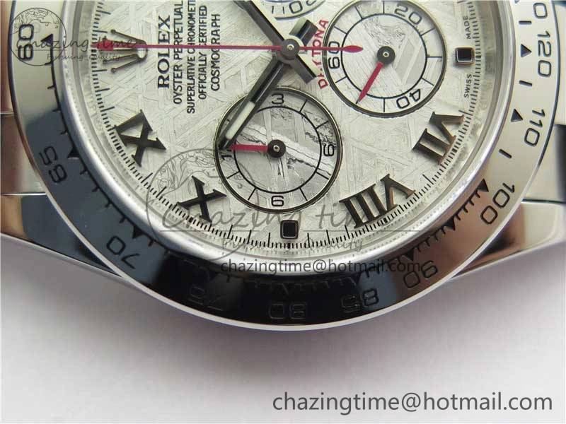Daytona 116519 ‘Meteorite’ Noob 1:1 Best Edition 904L SS Case on Oysterflex Strap SA4130 V4