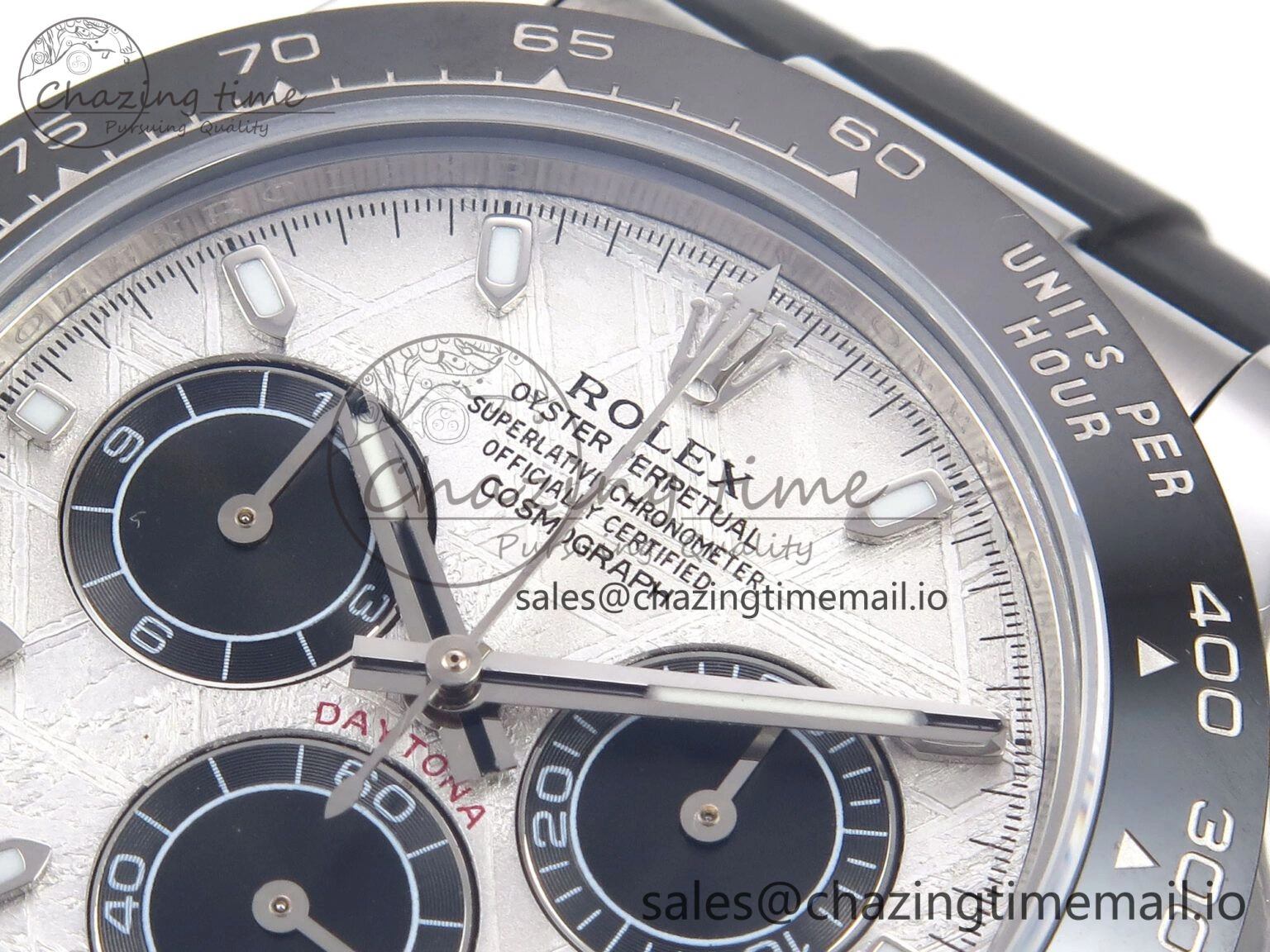 Daytona 116519 N6F 1:1 Best Edition Meteorite Dial on Oysterflex Strap SA4130