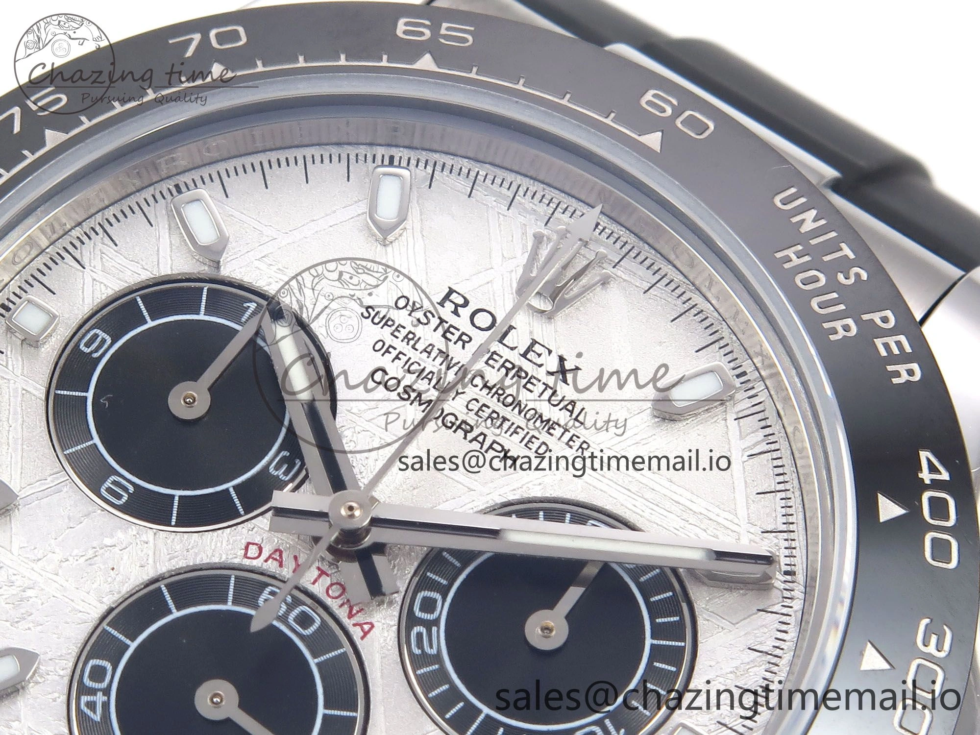 Daytona 116519 N6F 1:1 Best Edition Meteorite Dial on Oysterflex Strap SA4130