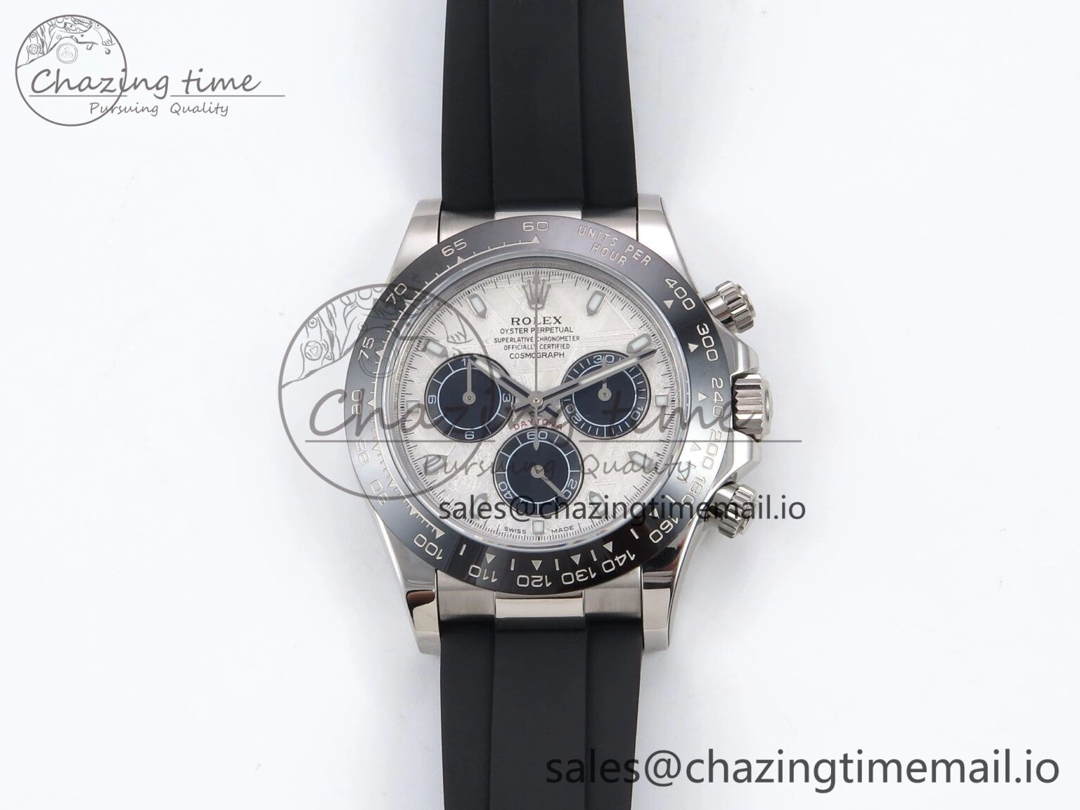 Daytona 116519 N6F 1:1 Best Edition Meteorite Dial on Oysterflex Strap SA4130