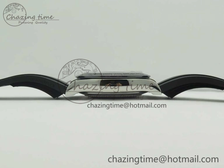 Daytona 116519 Noob 1:1 Best Edition 904L SS Case Gray Black Dial on Black Rubber Strap SA4130 (Free Extra Strap)