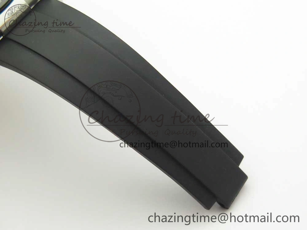 Daytona 116519 Noob 1:1 Best Edition 904L SS Case Gray Black Dial on Black Rubber Strap SA4130 (Free Extra Strap)