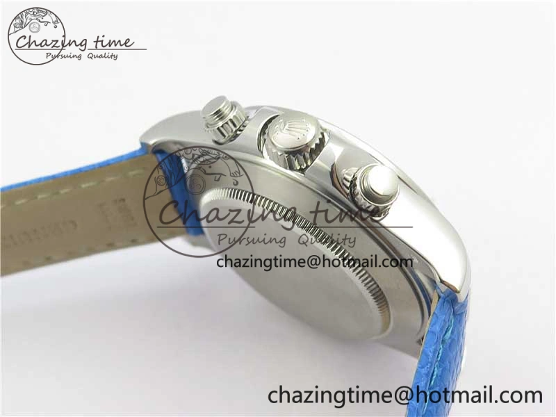 Daytona 116519 OXF Best Edition Blue Dial on Blue Leather Strap A7750