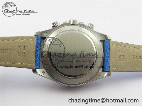 Daytona 116519 OXF Best Edition Blue Dial on Blue Leather Strap A7750