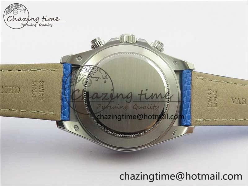 Daytona 116519 OXF Best Edition Blue Dial on Blue Leather Strap A7750