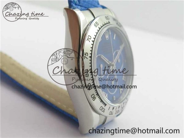 Daytona 116519 OXF Best Edition Blue Dial on Blue Leather Strap A7750