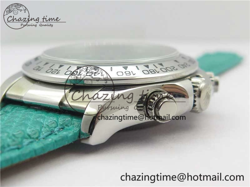 Daytona 116519 OXF Best Edition Green Dial on Green Leather Strap A7750
