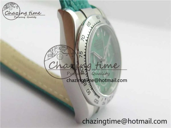 Daytona 116519 OXF Best Edition Green Dial on Green Leather Strap A7750