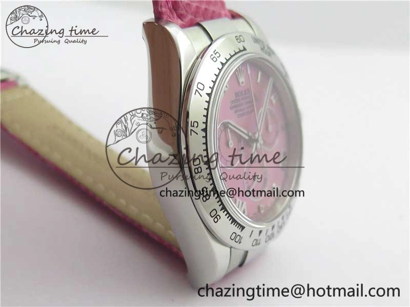 Daytona 116519 OXF Best Edition Pink Dial on Pink Leather Strap A7750