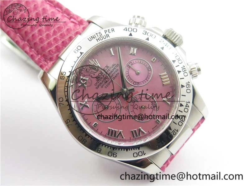 Daytona 116519 OXF Best Edition Pink Dial on Pink Leather Strap A7750