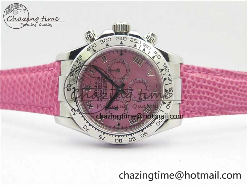Daytona 116519 OXF Best Edition Pink Dial on Pink Leather Strap A7750