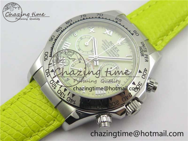 Daytona 116519 OXF Best Edition Yellow Dial on Yellow Leather Strap A7750