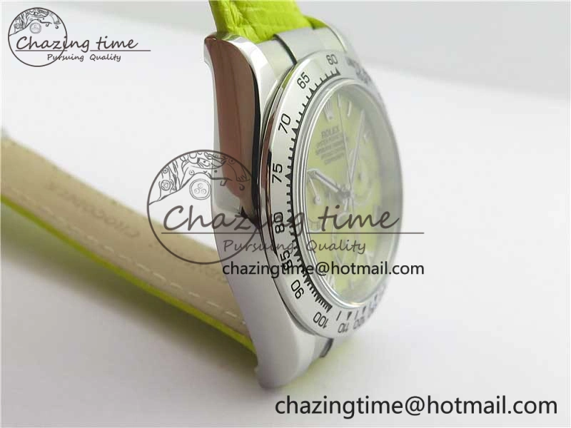 Daytona 116519 OXF Best Edition Yellow Dial on Yellow Leather Strap A7750