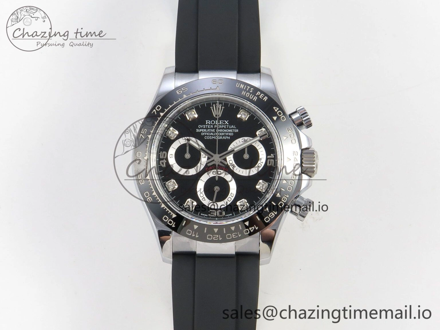 Daytona 116519 QF 1:1 Best Edition Black Grey Dial on Oysterflex Strap SH4130 V11（Gain Weight）