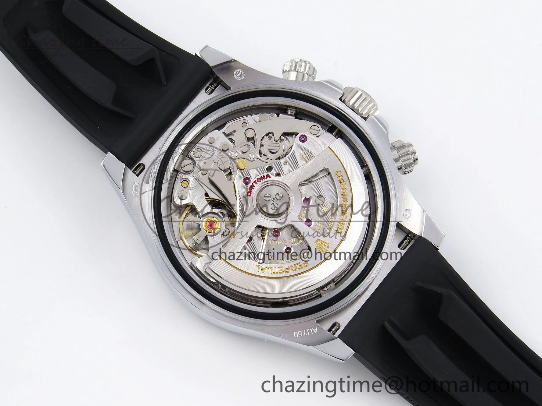 Daytona 116519 QF 1:1 Best Edition Black White Diamonds Dial on Oysterflex Strap SH4130 V3 (Gain Weight)