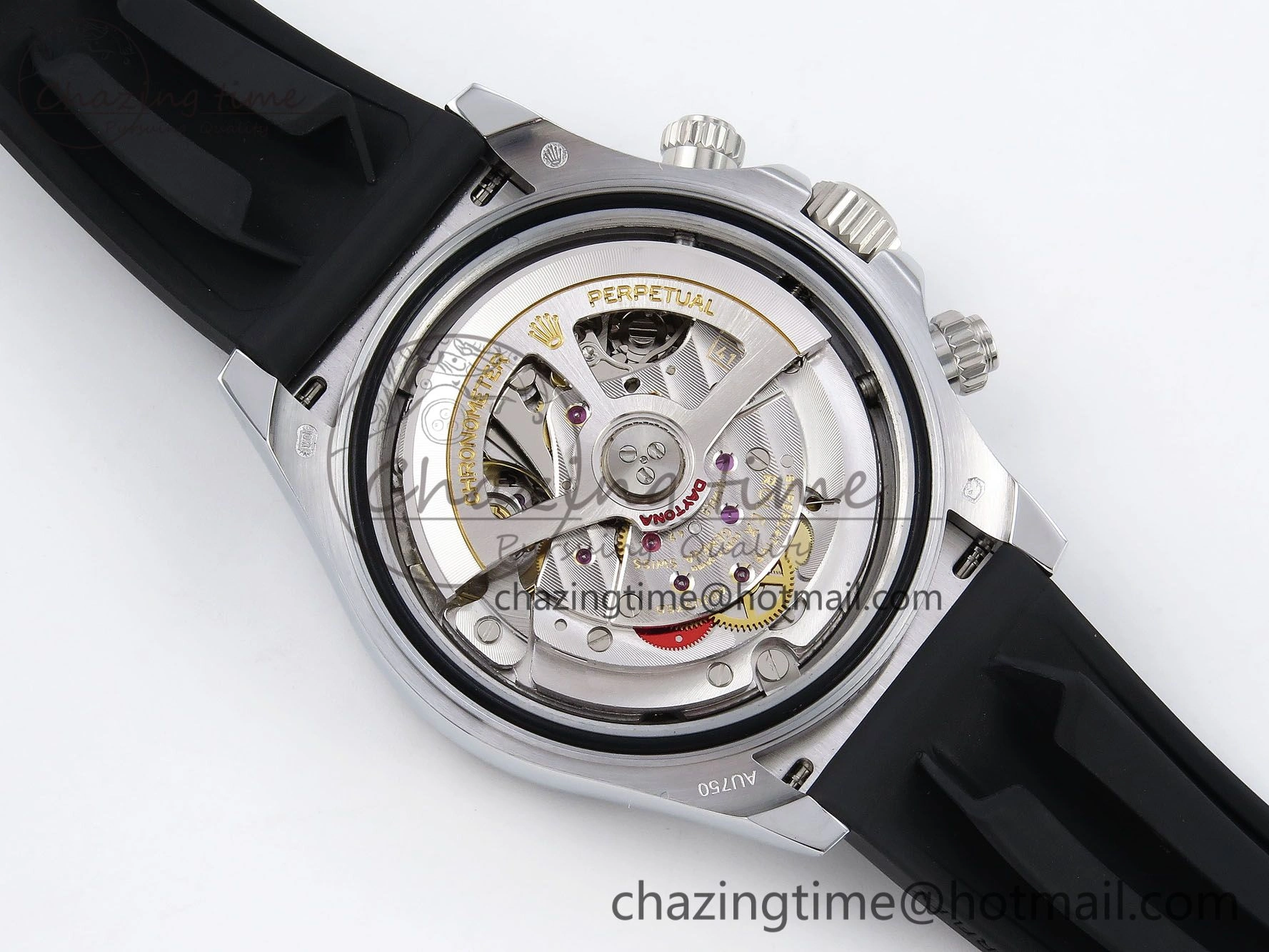 Daytona 116519 QF 1:1 Best Edition Black White Diamonds Dial on Oysterflex Strap SH4130 V3 (Gain Weight)
